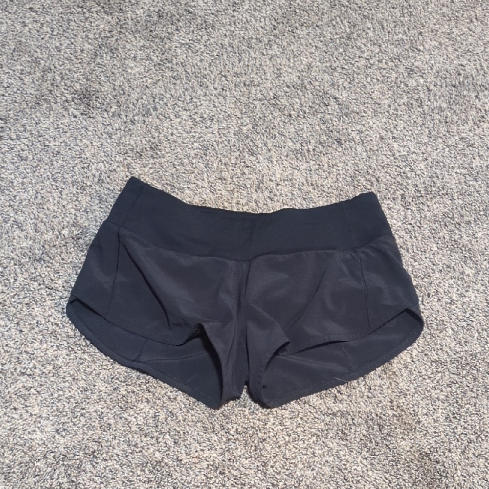 lululemon athletica Black Women's Running Shorts